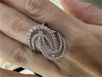 Ring Crivelli Woman in White Gold Diamante 1.70 Ct 88473874 - 88473874